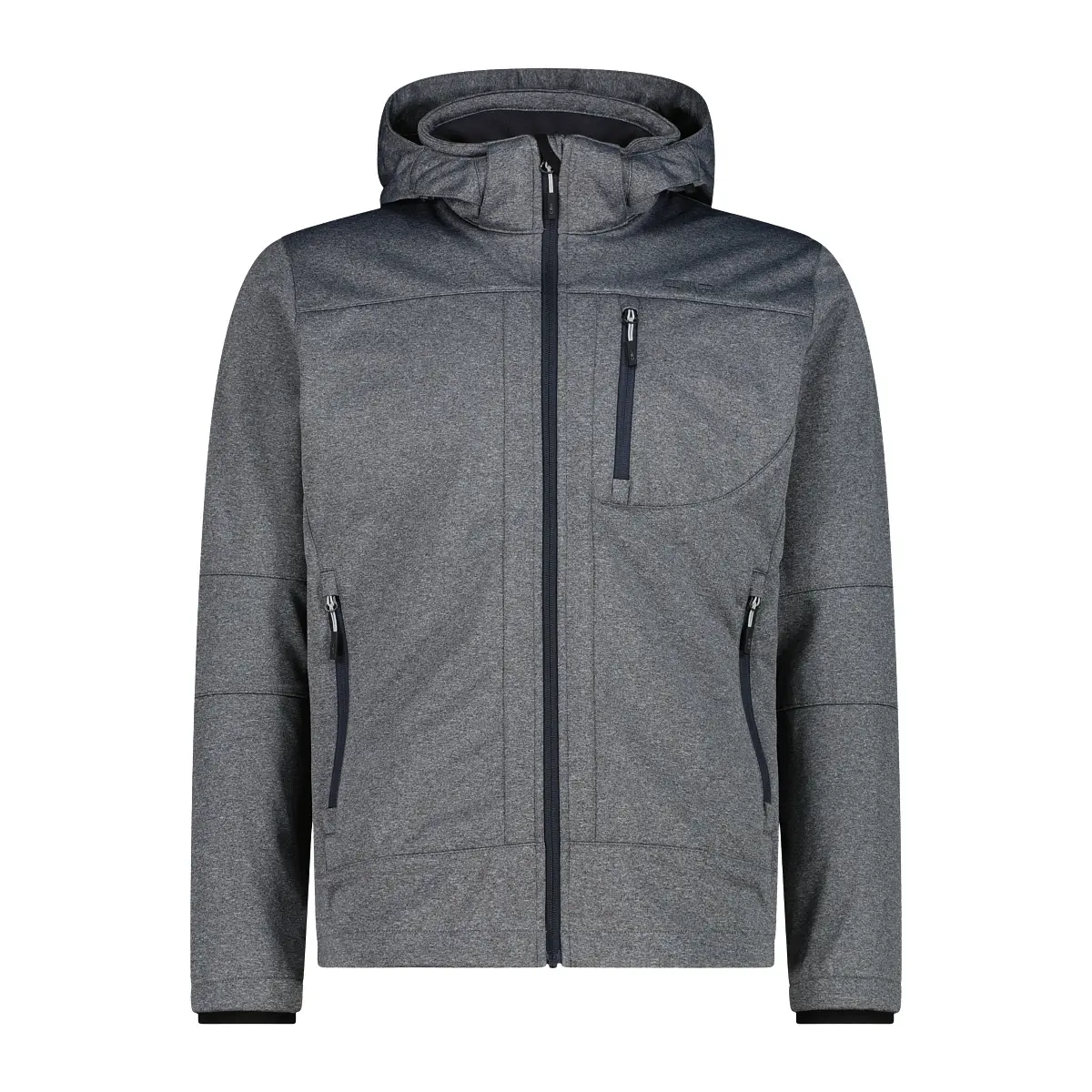 Cmp Men's Gris Zip-Up Hooded Jacket