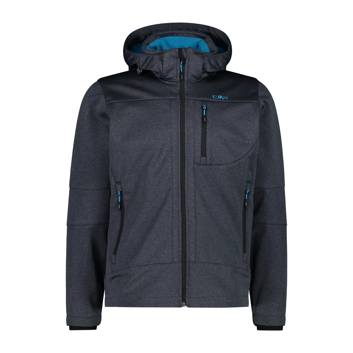 Cmp Men's Gris Zip-Up Hooded Jacket