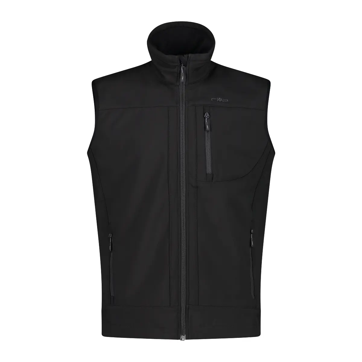 Cmp Men's Noir Sleeveless Softshell Jacket
