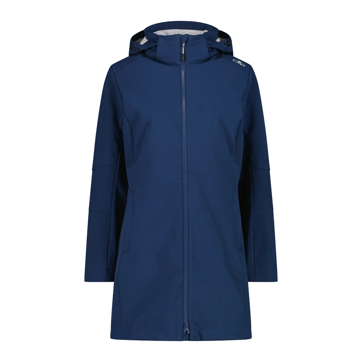 Cmp Women's Bleu Zip-Up Hooded Parka