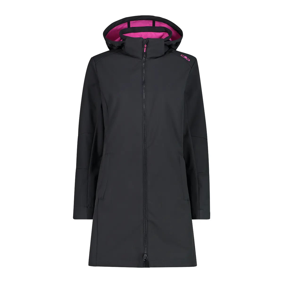 Cmp Women's Noir Zip-Up Hooded Parka