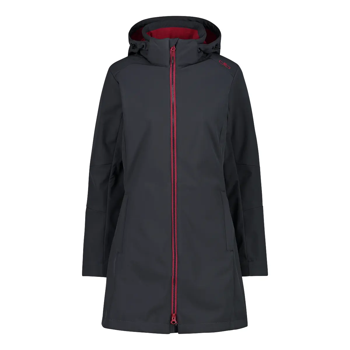 Damen Parka mit Kapuze und Reißverschluss CMP