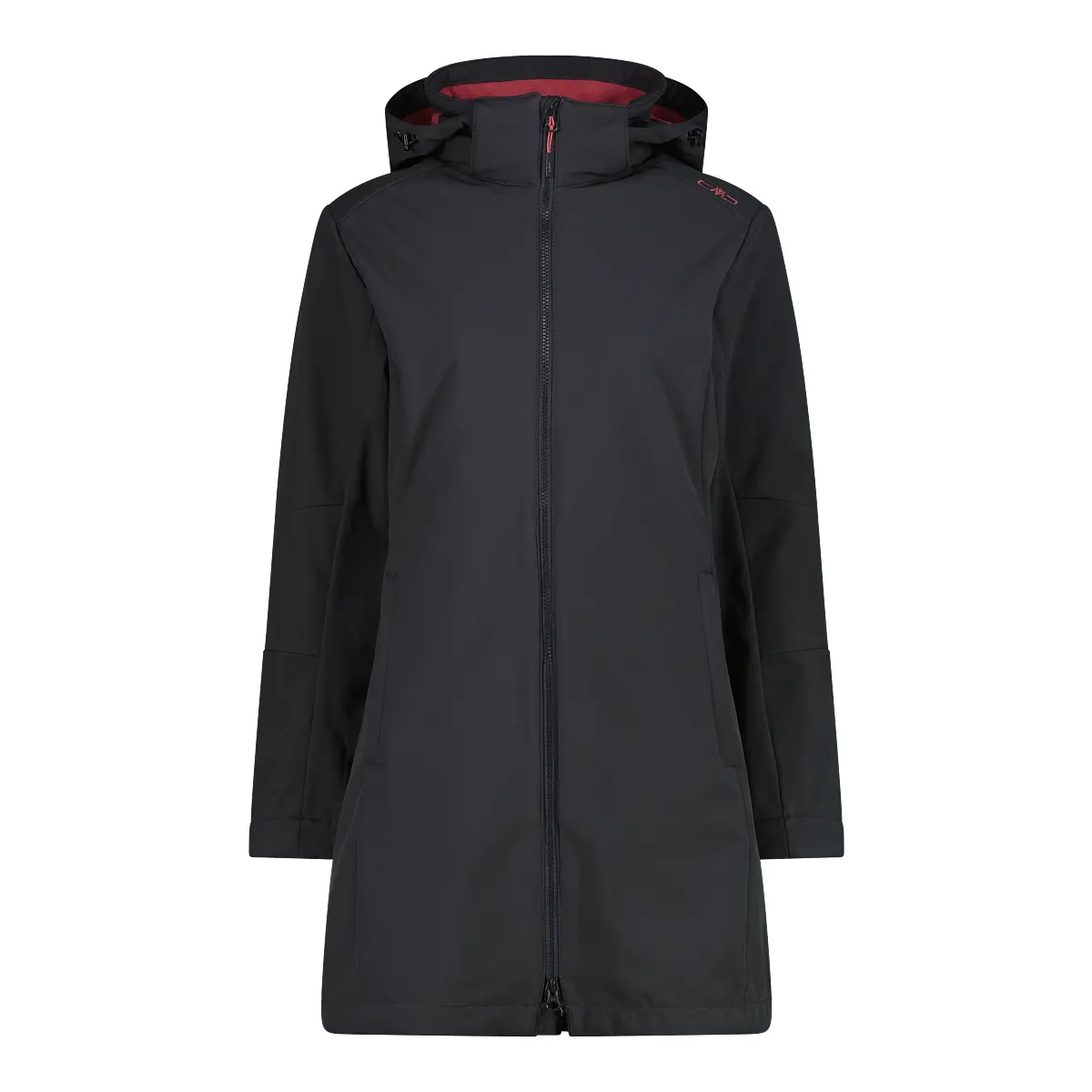 Cmp Women's Noir Zip-Up Hooded Parka