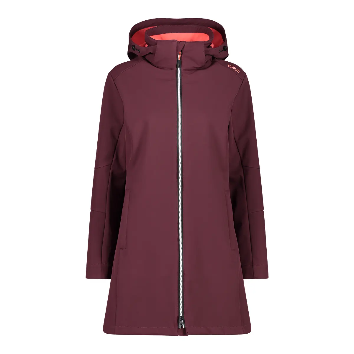 Cmp Women's Rouge Zip-Up Hooded Parka