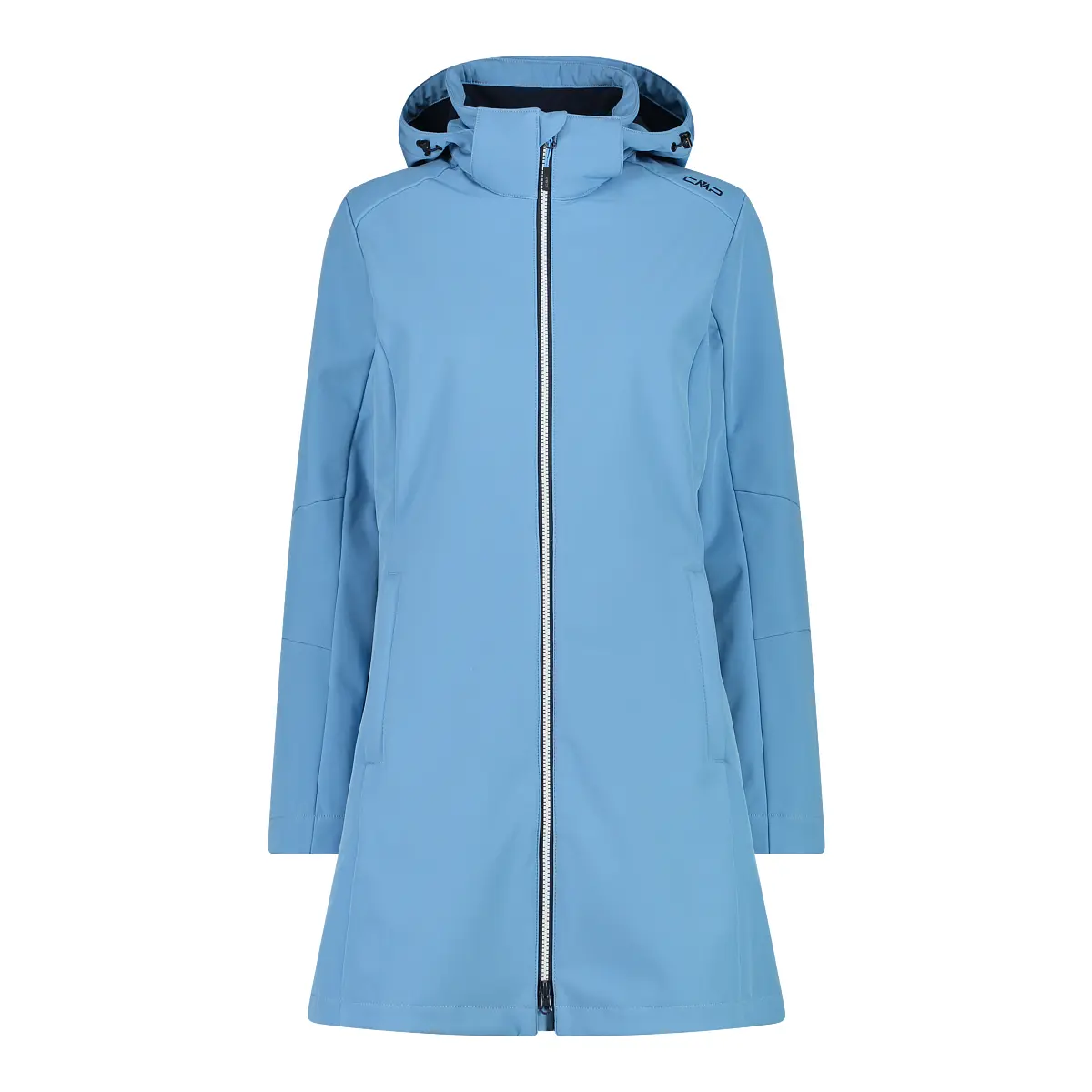 Cmp Women's Bleu Zip-Up Hooded Parka