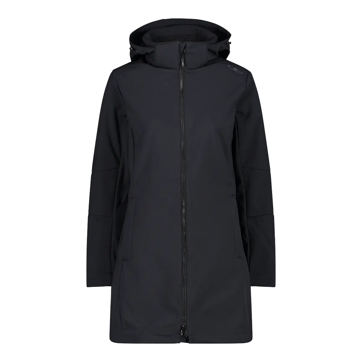 Cmp Women's Noir Zip-Up Hooded Parka