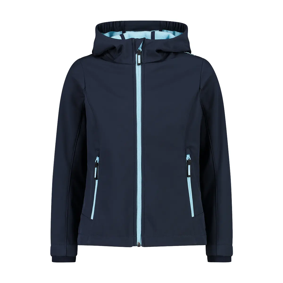 Cmp Girls Bleu ' Hooded Windbreaker