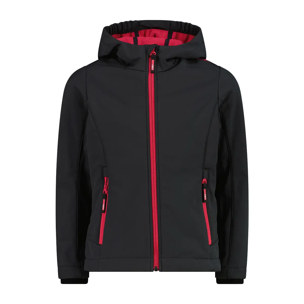 Cmp Girls Noir ' Hooded Windbreaker