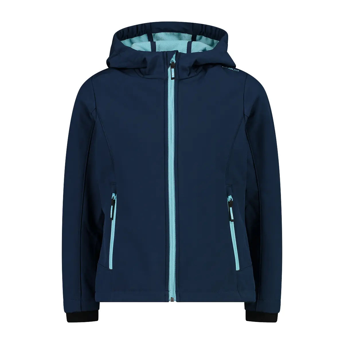Cmp Girls Bleu ' Hooded Windbreaker