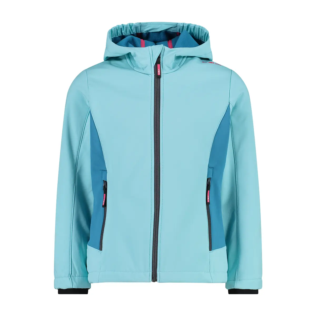 Cmp Girls Bleu ' Hooded Windbreaker