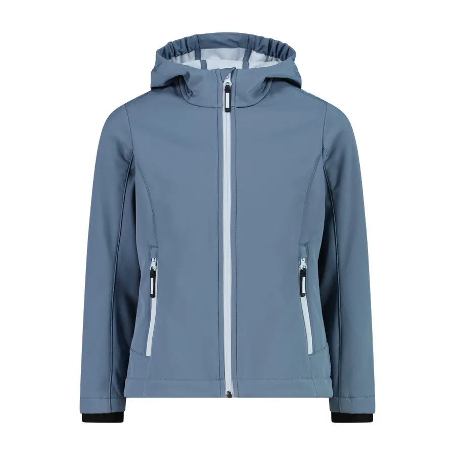 Cmp Bleu Softshell Hoodie Meisje