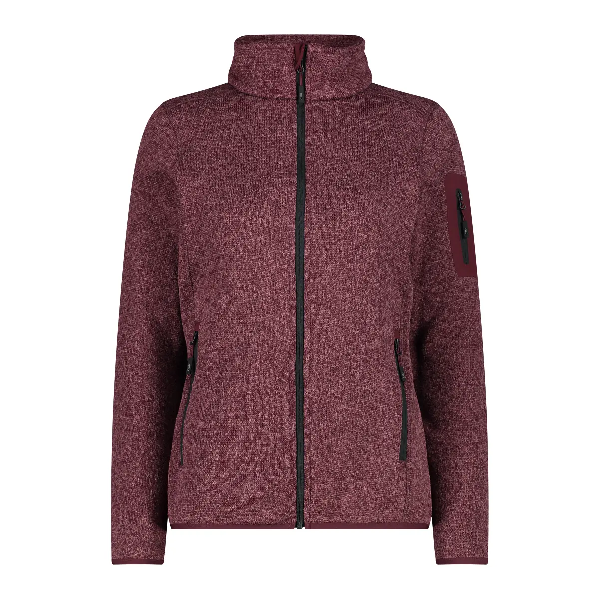 Women's zipped fleece CMP