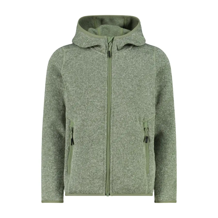 Cmp Meisjes Vert Fleece Met Capuchon Voor Knit-Tech