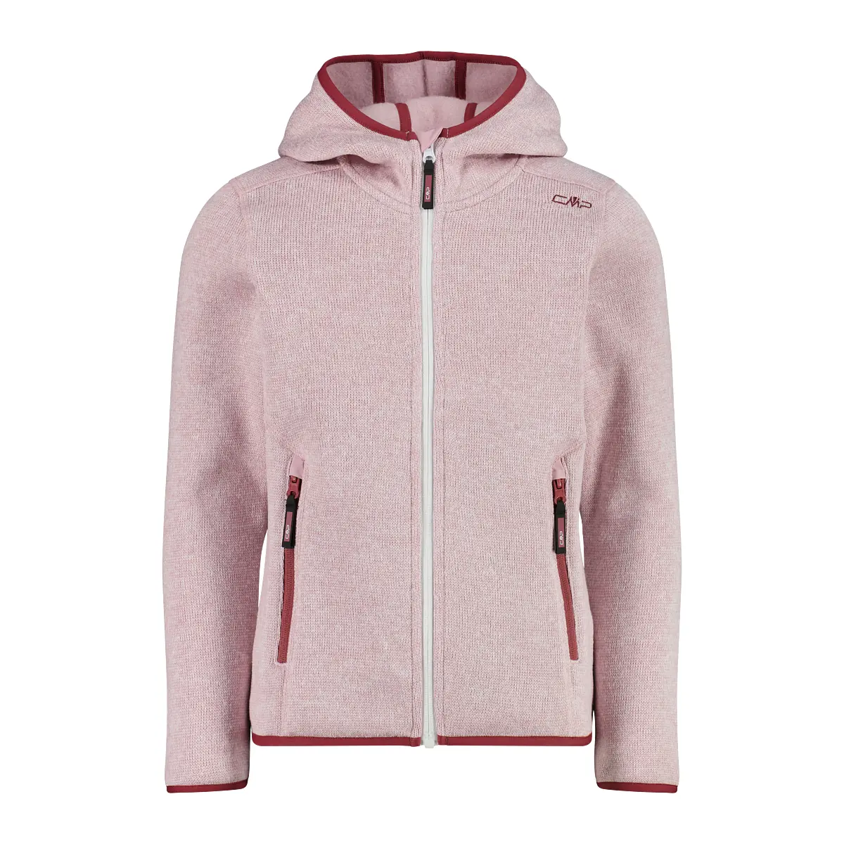 Cmp Rose Polar Con Capucha Para Niña Knit-Tech