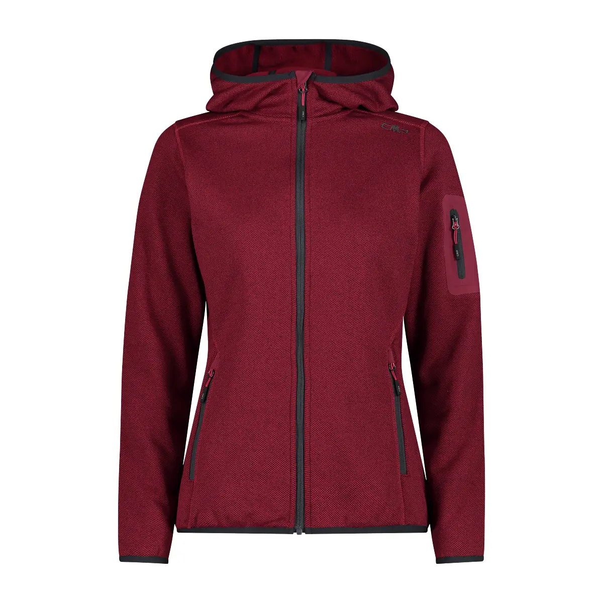Cmp Women's Rouge Hooded Fleece