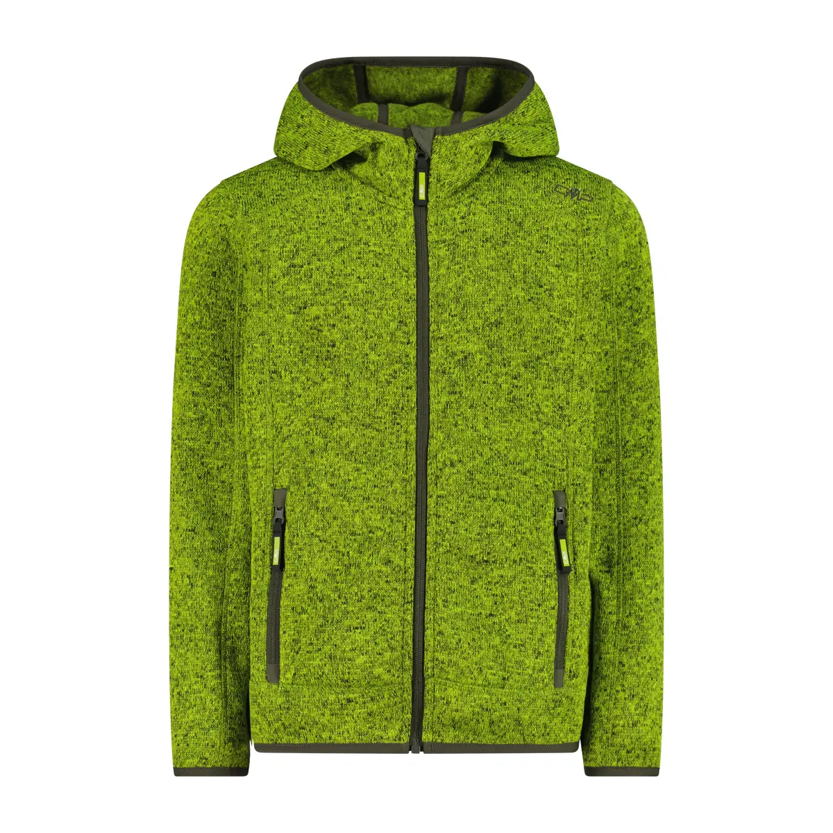 Cmp Vert Fleece Hoodie Kinderen Knit-Tech