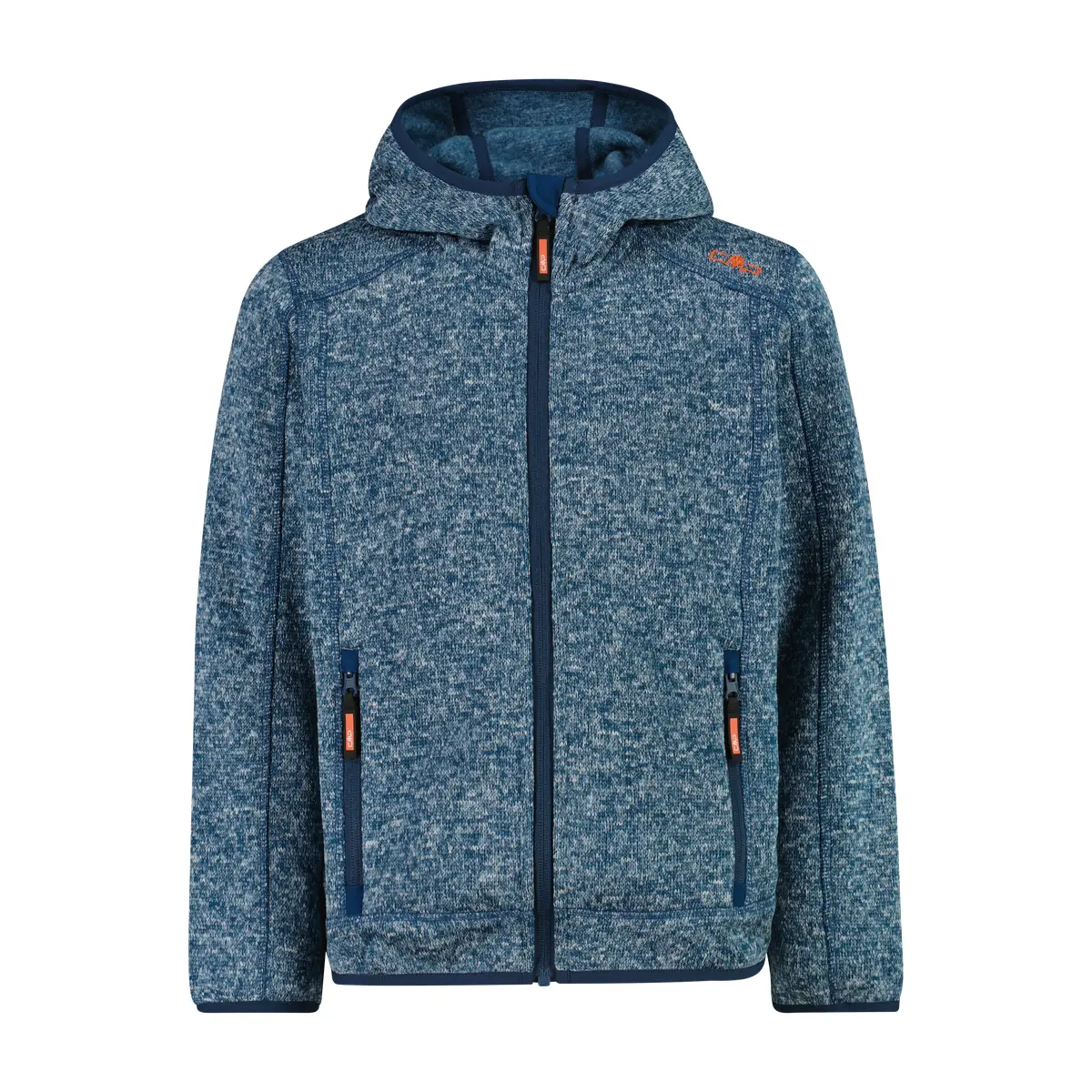 Cmp Bleu Pull À Capuche En Polaire Enfant Knit-Tech