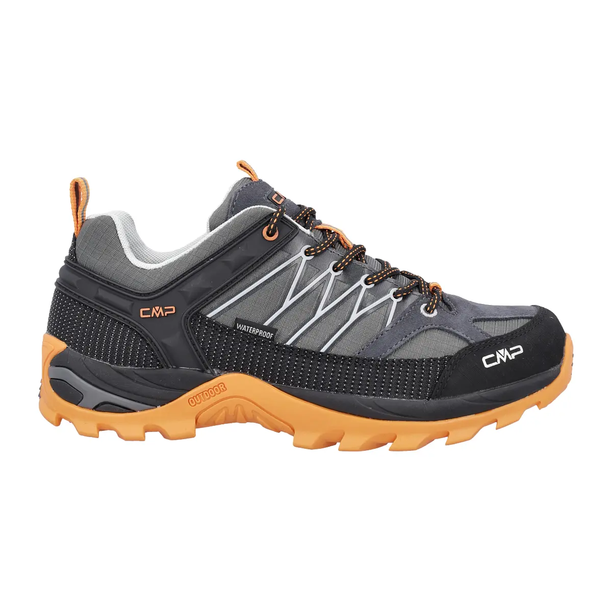 Cmp Men's Gris Hiking Shoes Rigel Low Wp
