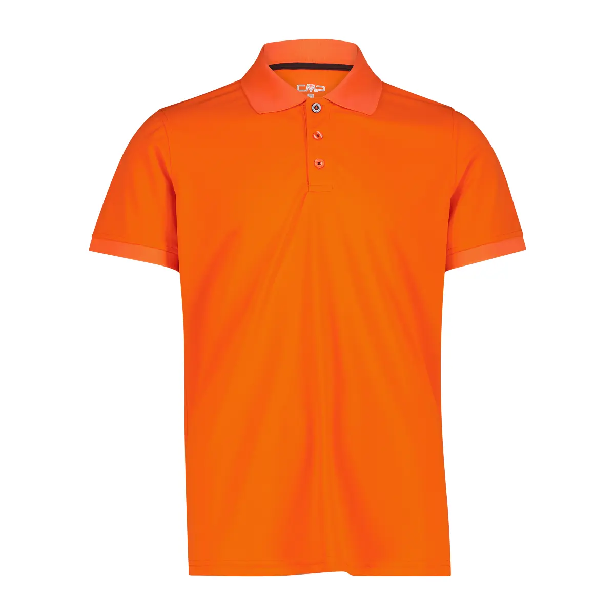 Cmp Herren Orange Polo Technik Monochrom