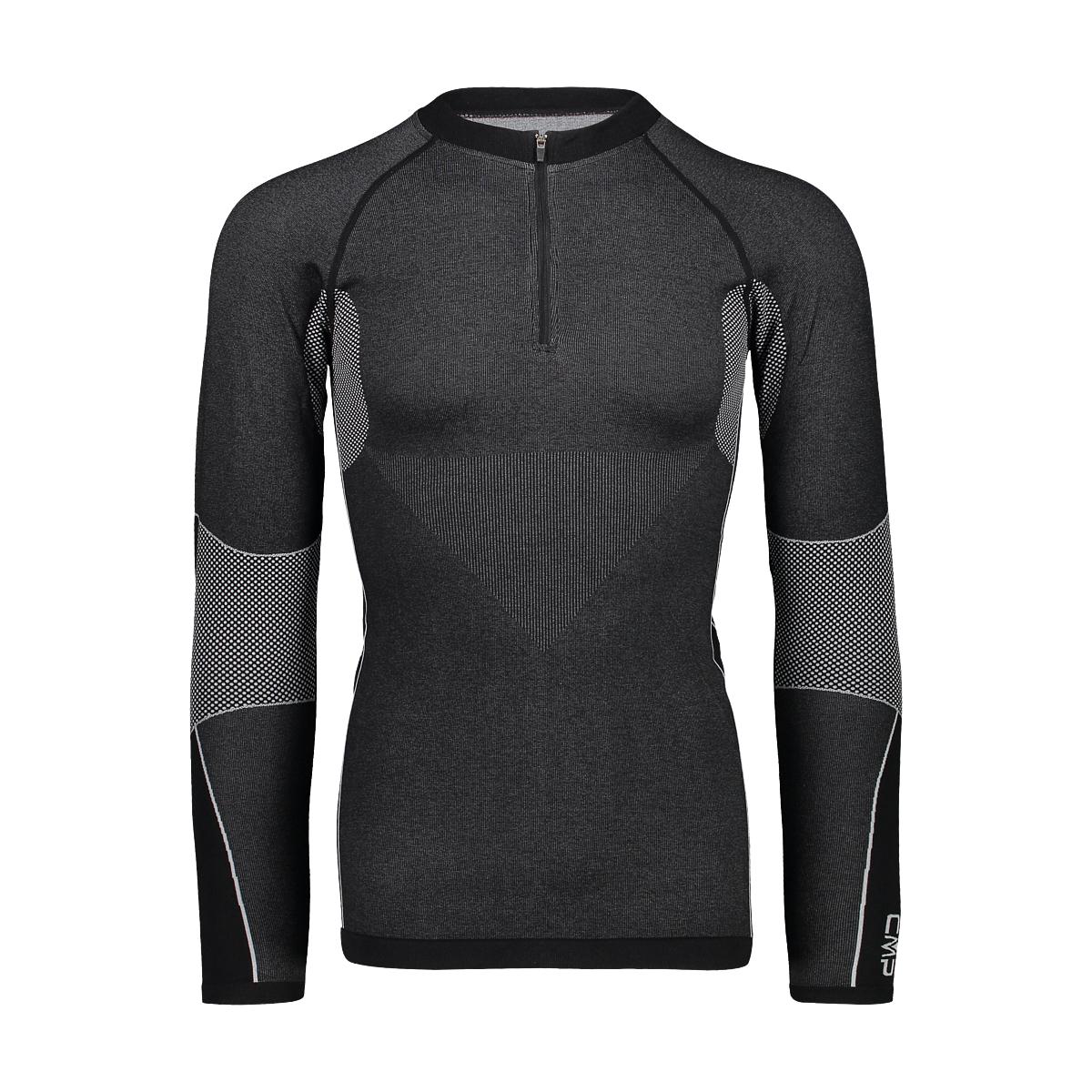 8052479876015 - Herren Seamless Sweat Longsleeve (Größe L  schwarz)
