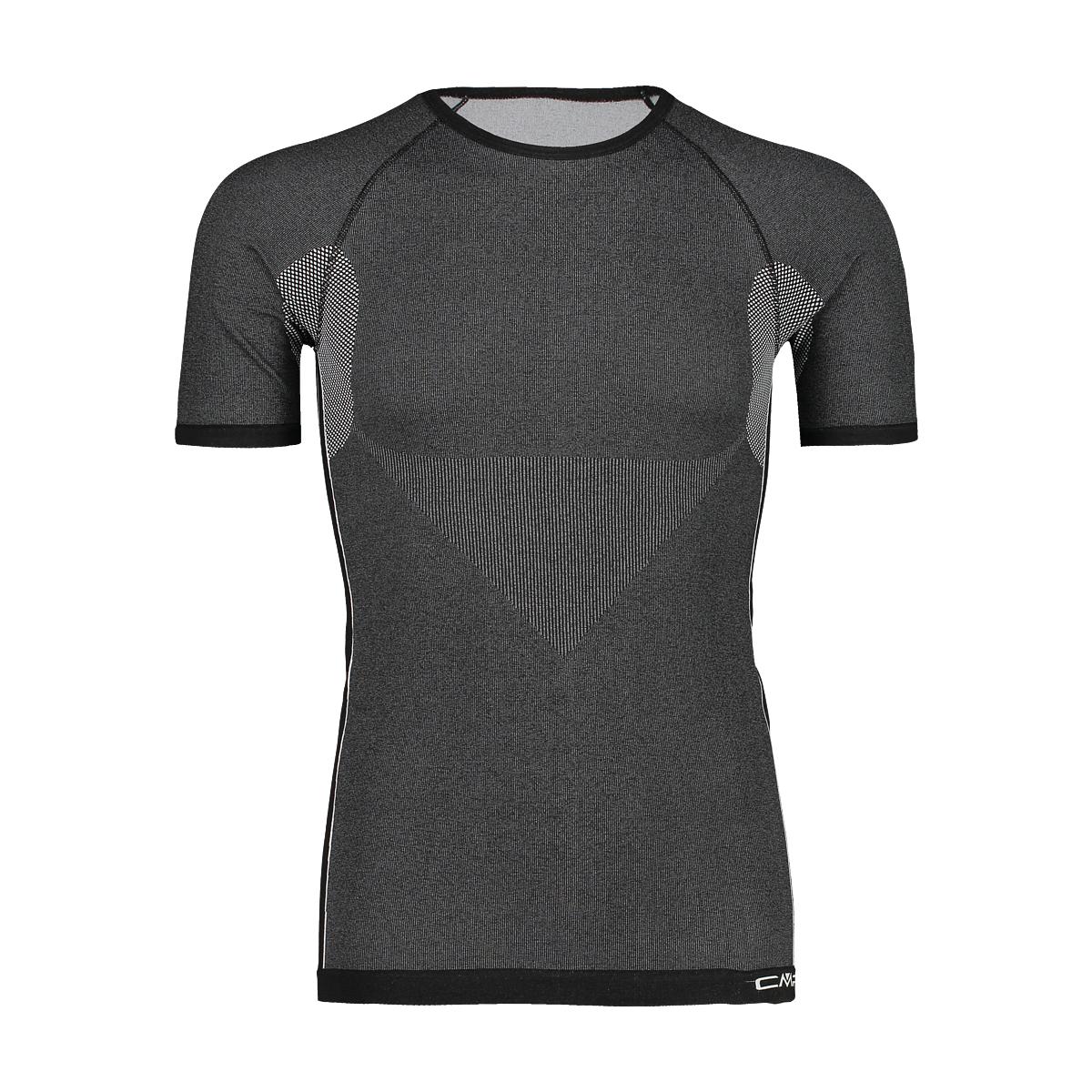 8033625200250 - Herren Seamless T-Shirt (Größe L  schwarz)