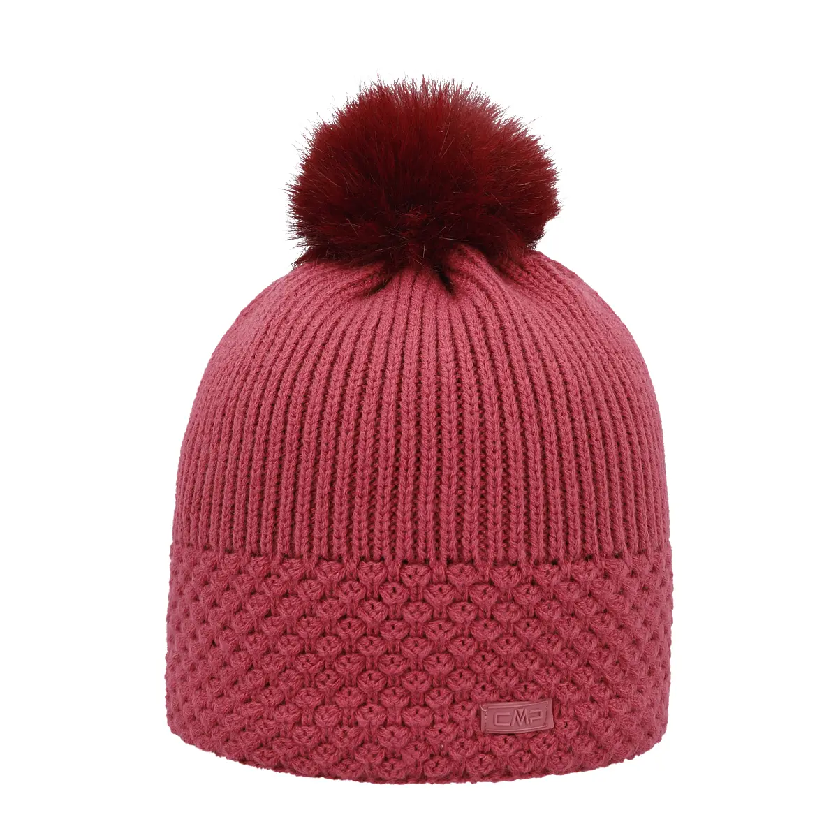 Cmp Femme Rouge Bonnet Tricoté