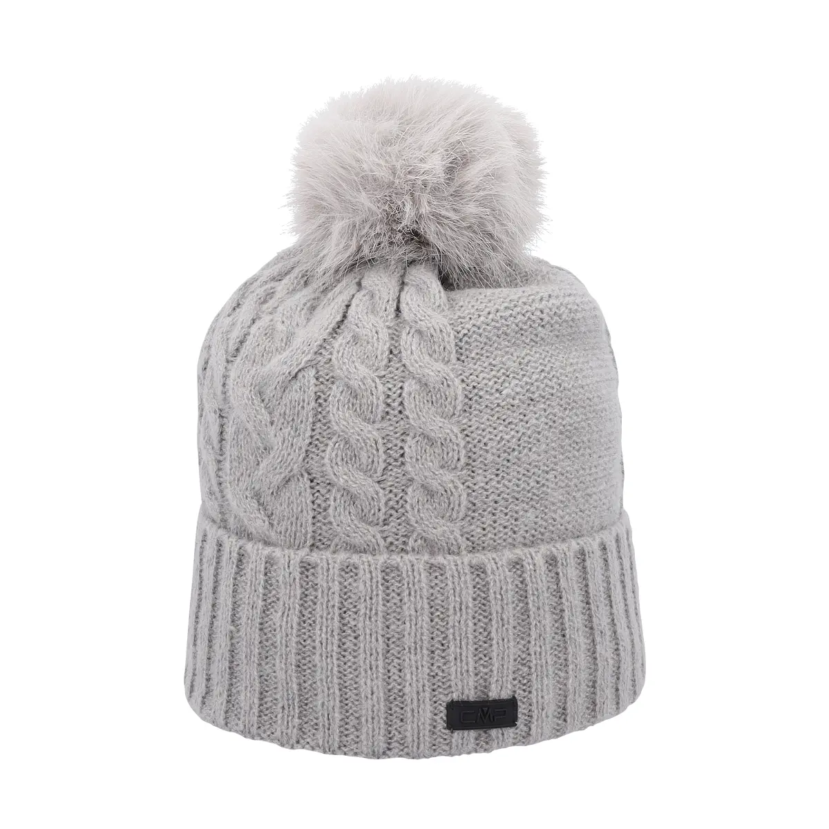 Cmp Women's Gris Knitted Hat With Fleece Lining