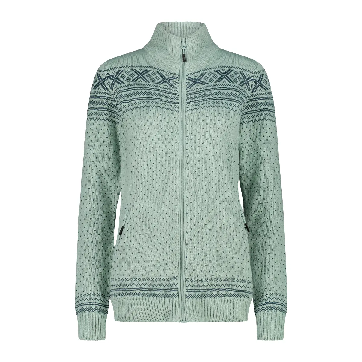 Maglione con zip da donna