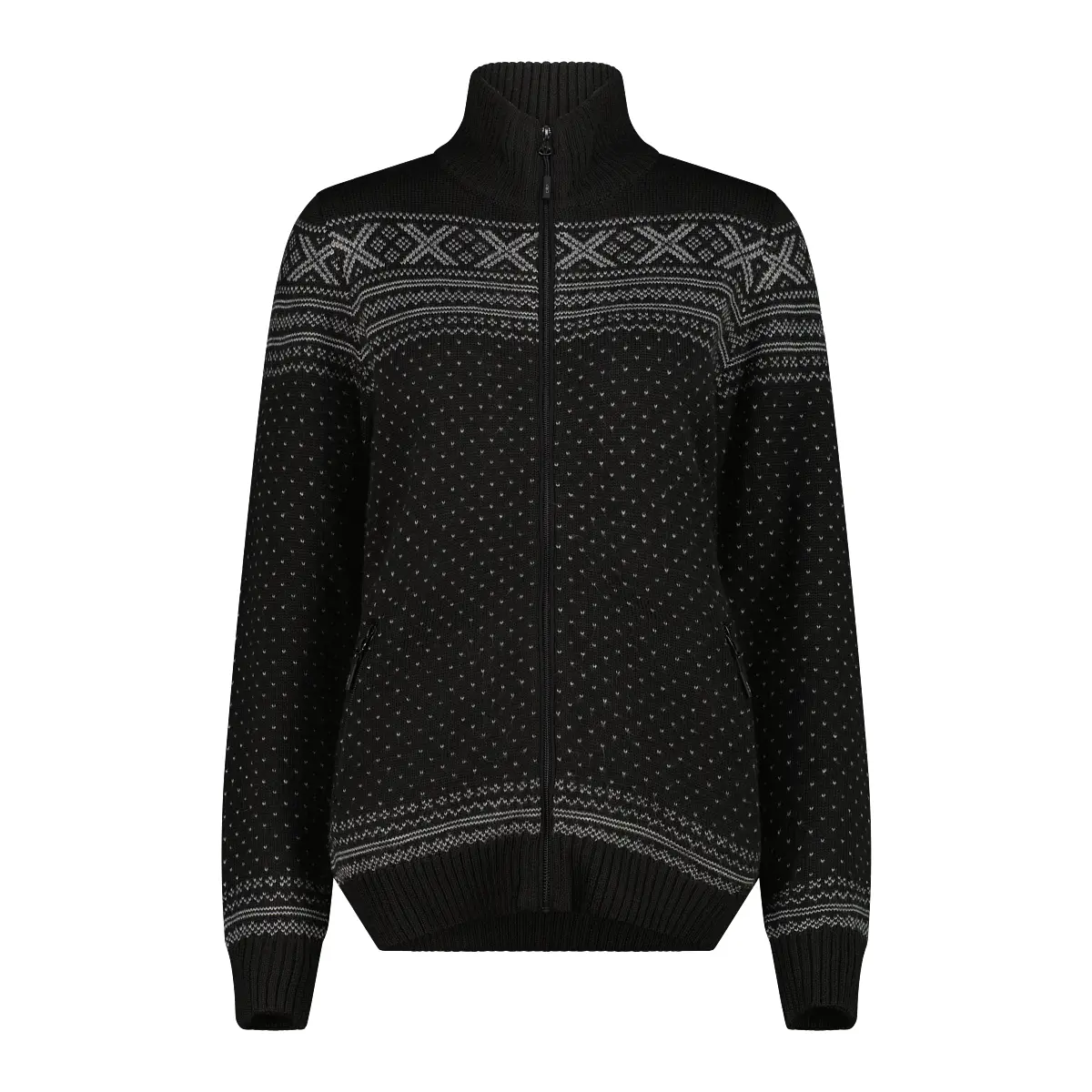 Maglione con zip da donna