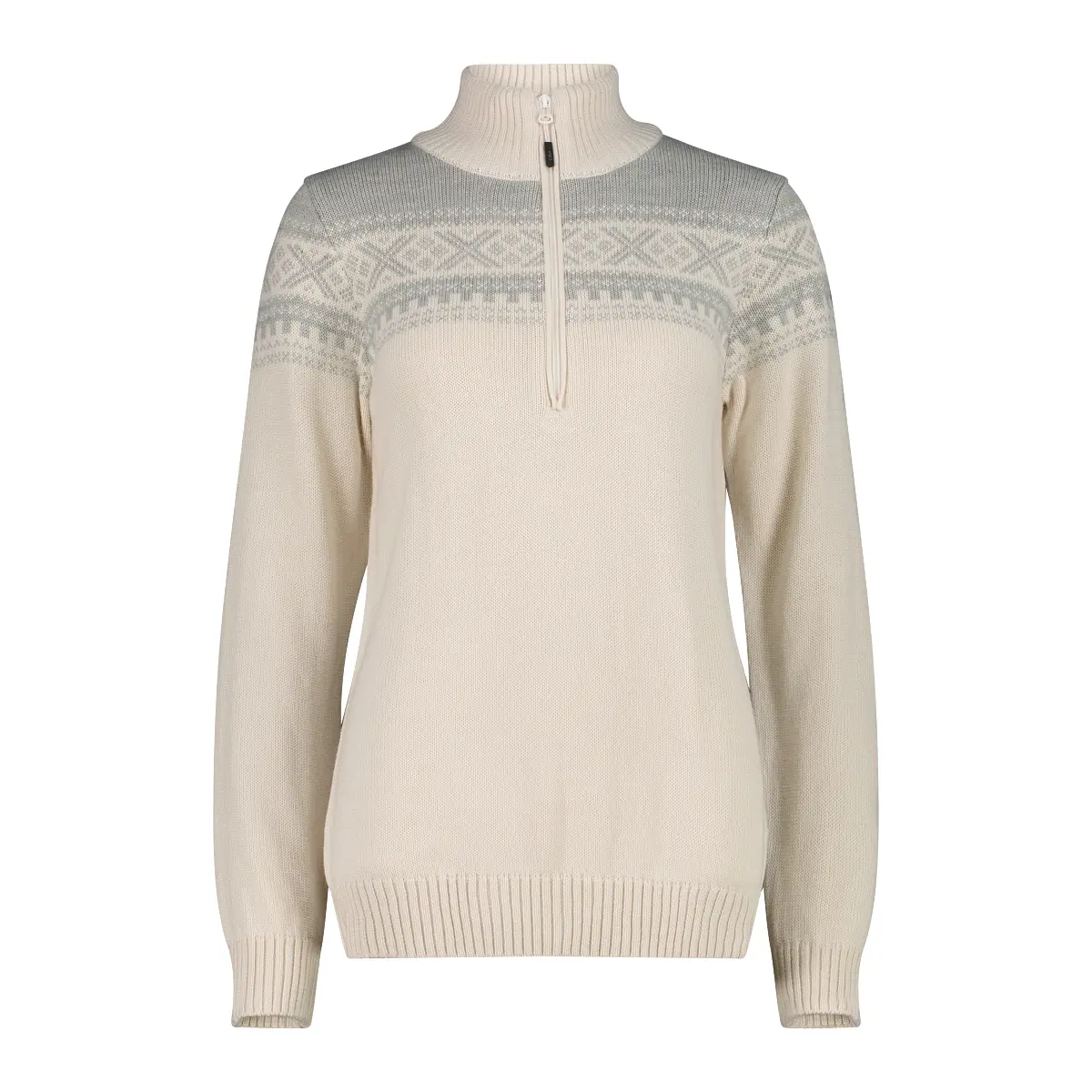 Women's 1/2 zip sweater CMP Wooltech