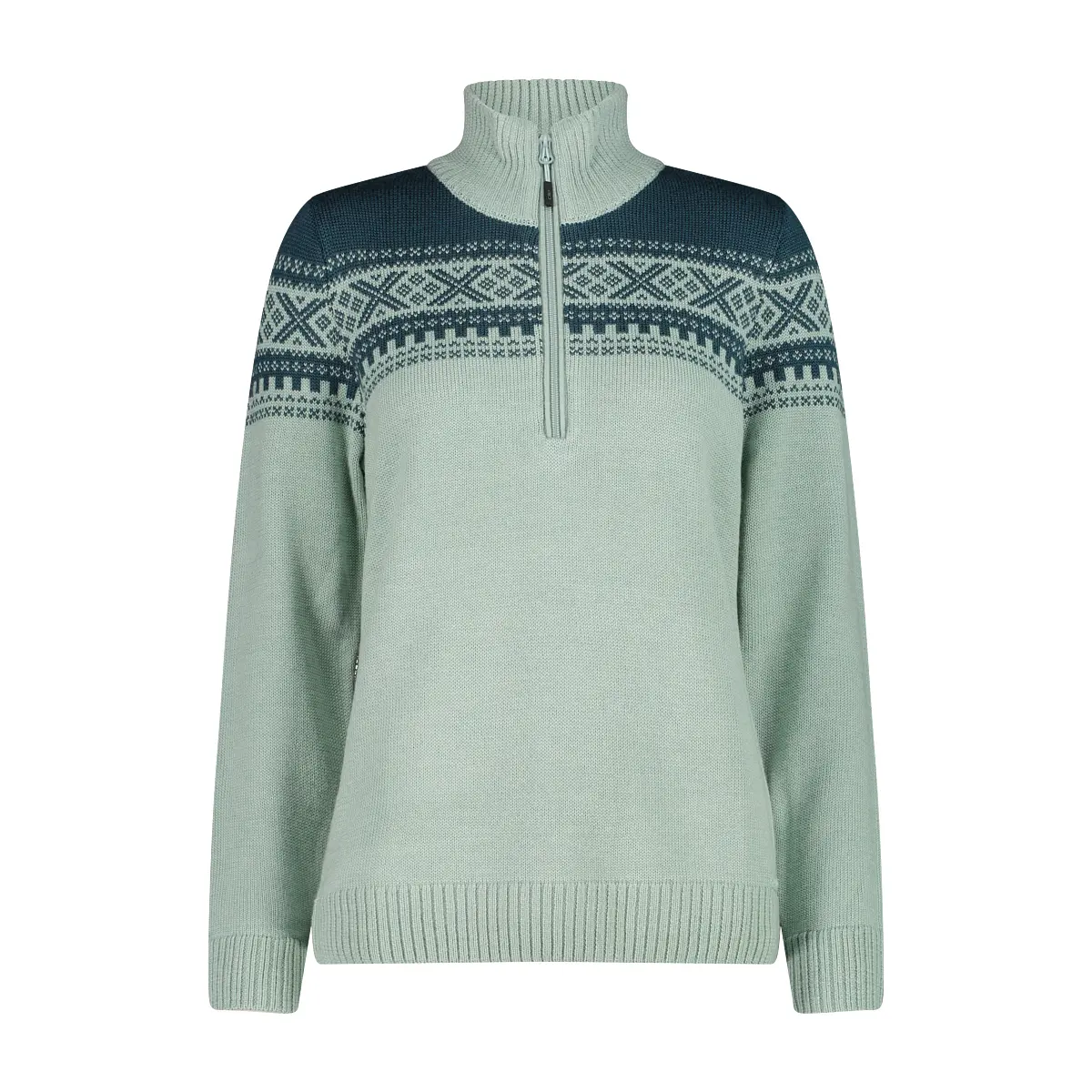 Cmp Women's Vert Half Zip Jumper Wooltech