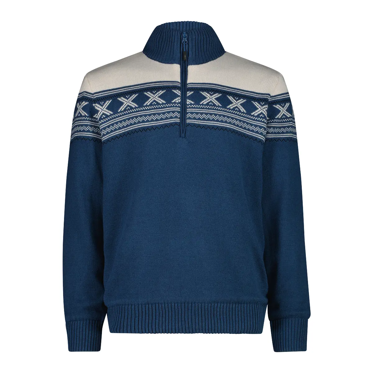 Knitted Zip Neck Jumper CMP