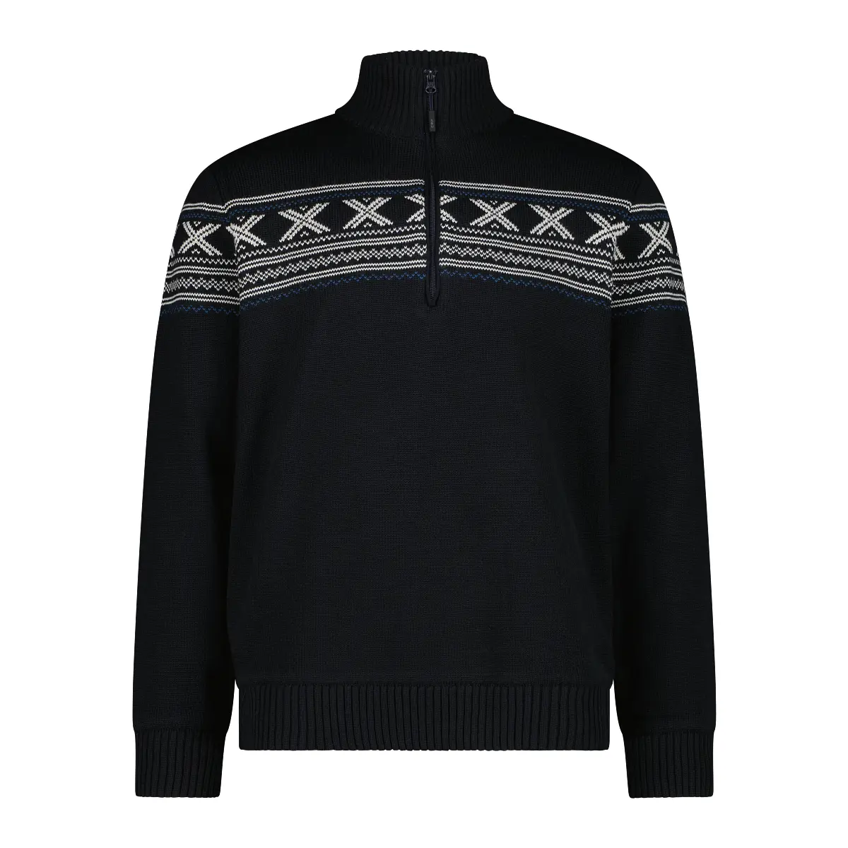 Knitted Zip Neck Jumper CMP