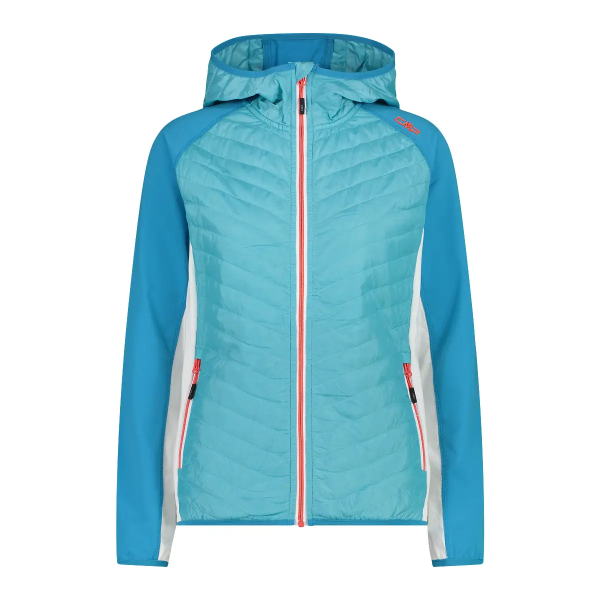 Cmp Mujer Bleu Chaqueta Con Capucha