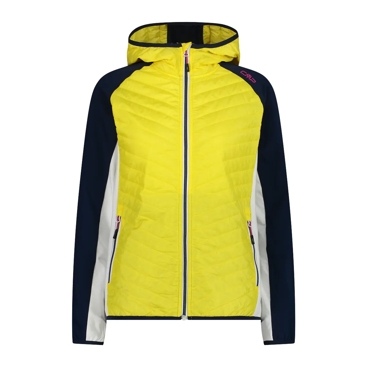 Cmp Jaune Damesjack Met Capuchon