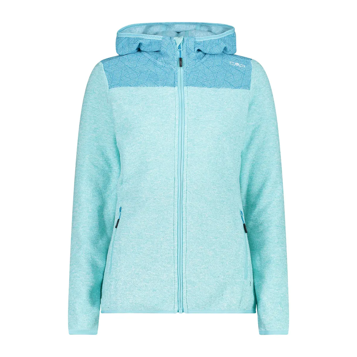 Cmp Mujer Bleu Chaqueta Con Capucha