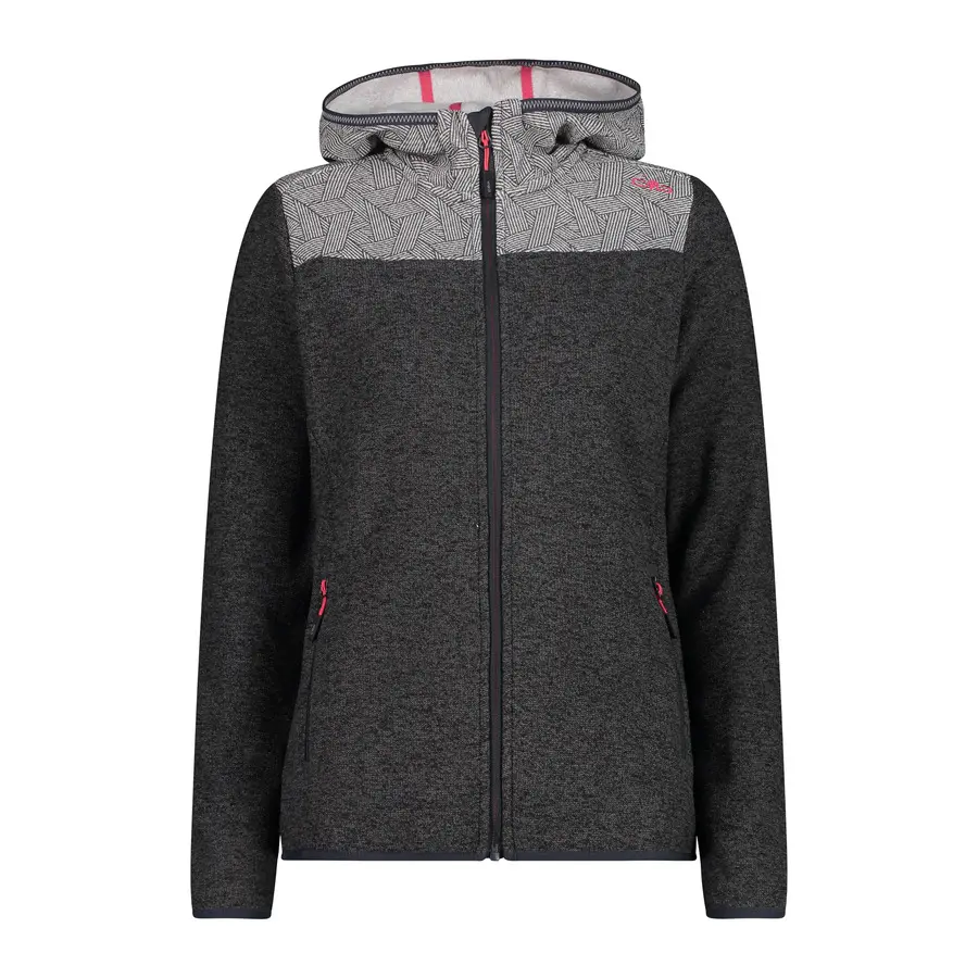 Cmp Damen Noir Kapuzenjacke Für