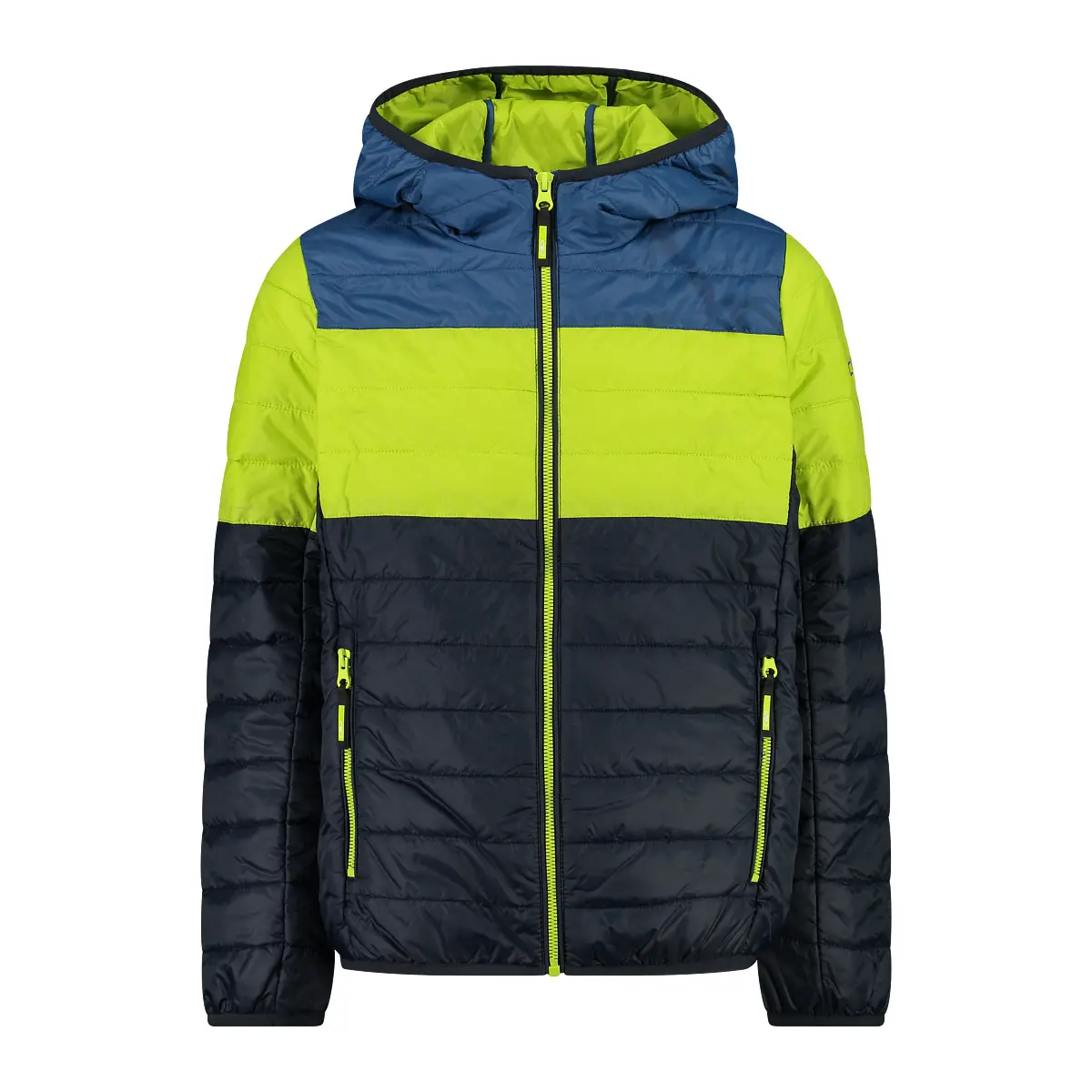 Cmp Unisex Kids Bleu Child Hooded Jacket