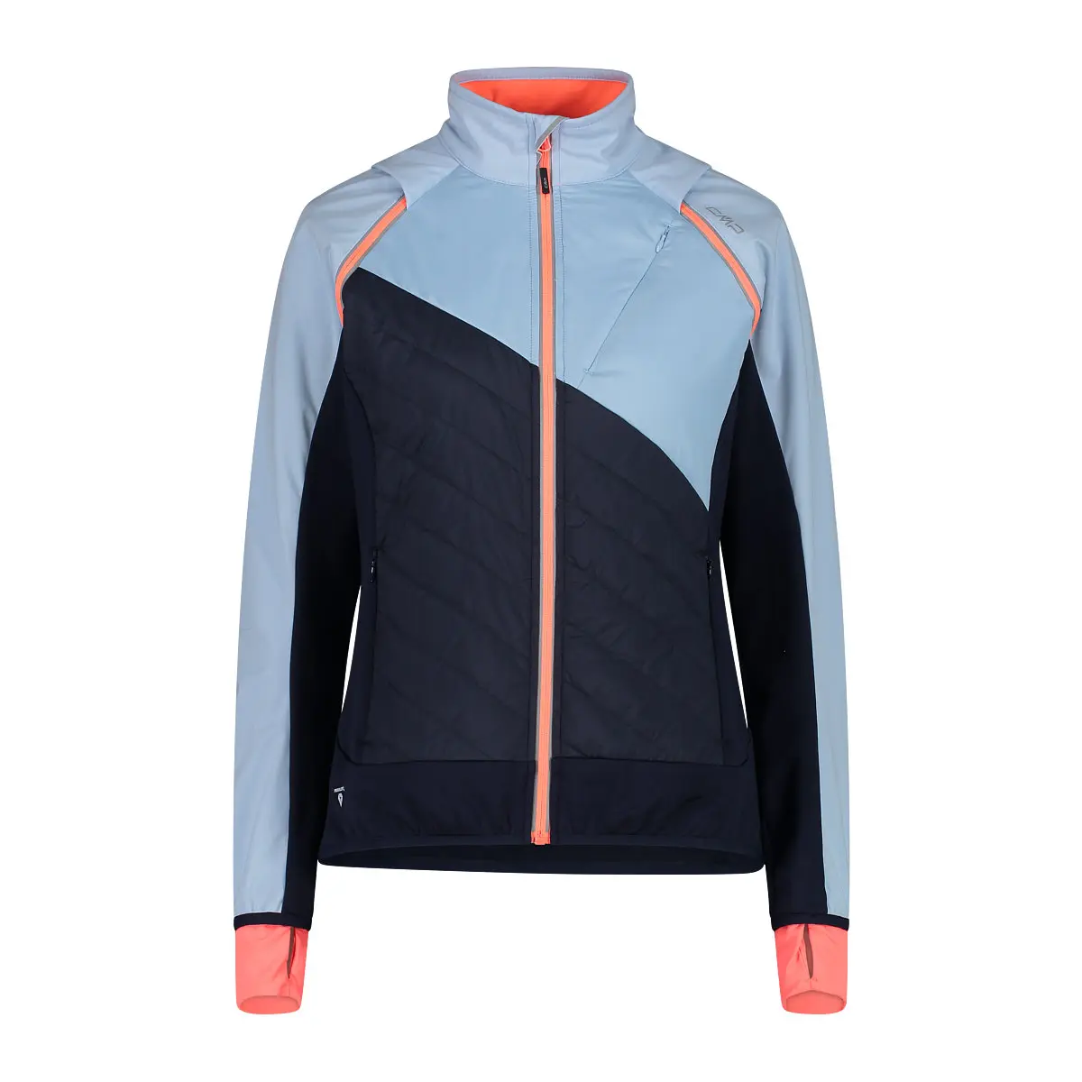 Women's jacket with removable sleeves CMP hybrid