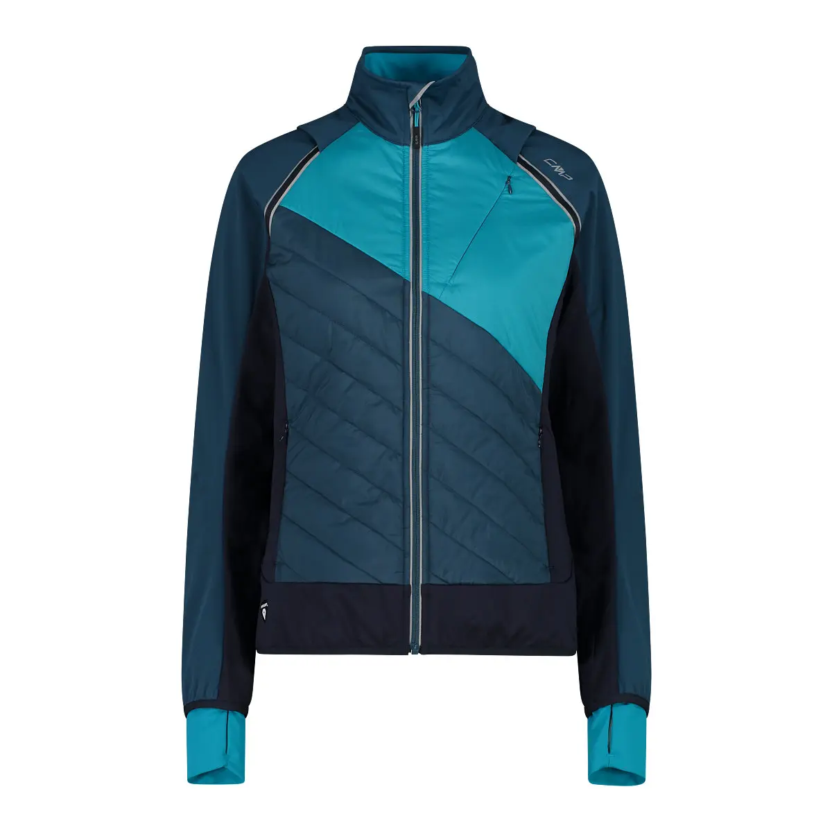 Women's jacket with removable sleeves CMP hybrid