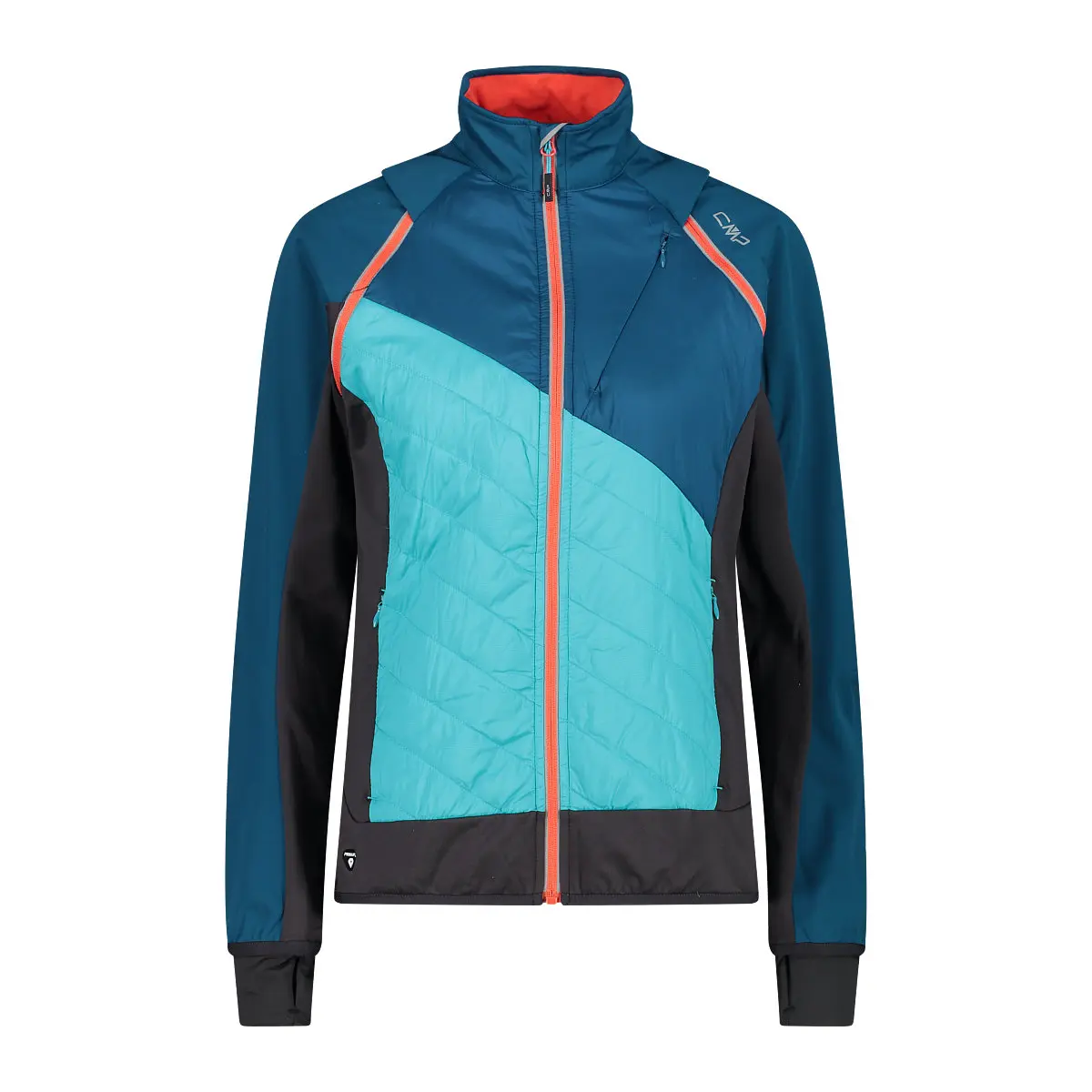 Women's jacket with removable sleeves CMP hybrid