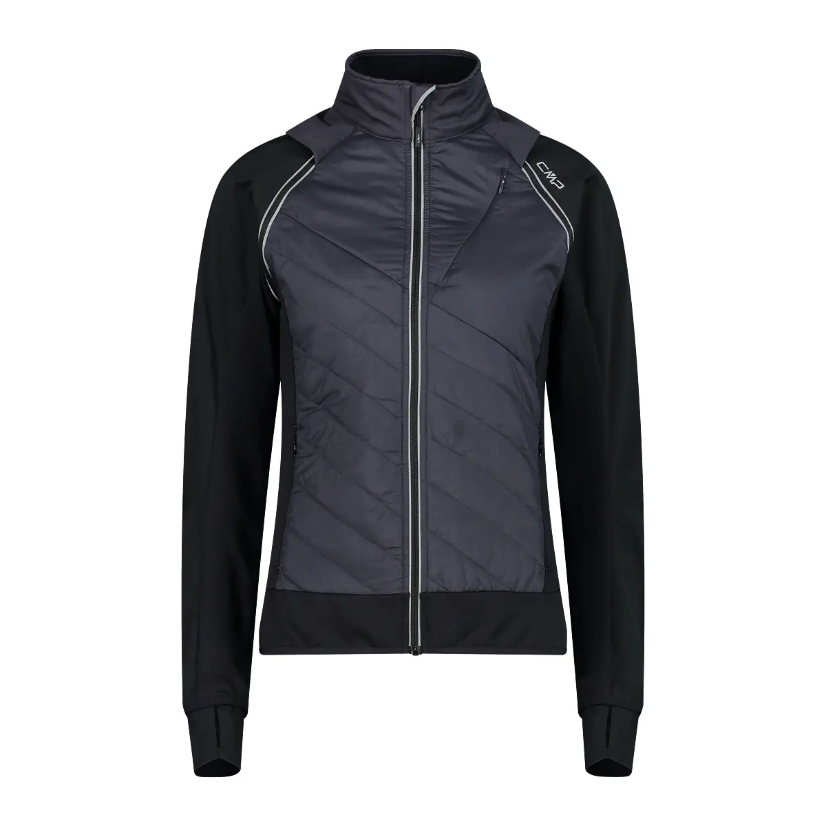 Cmp Detachable Sleeves 30a2276 Softshelljack Grijs S Vrouw