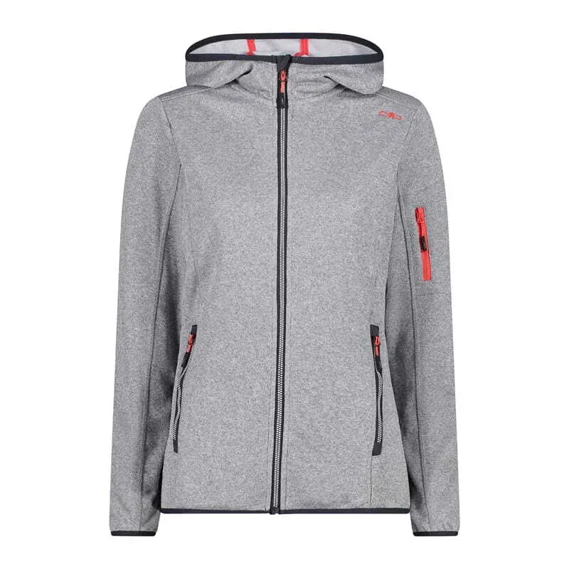 Cmp Women's Gris Hooded Fleece