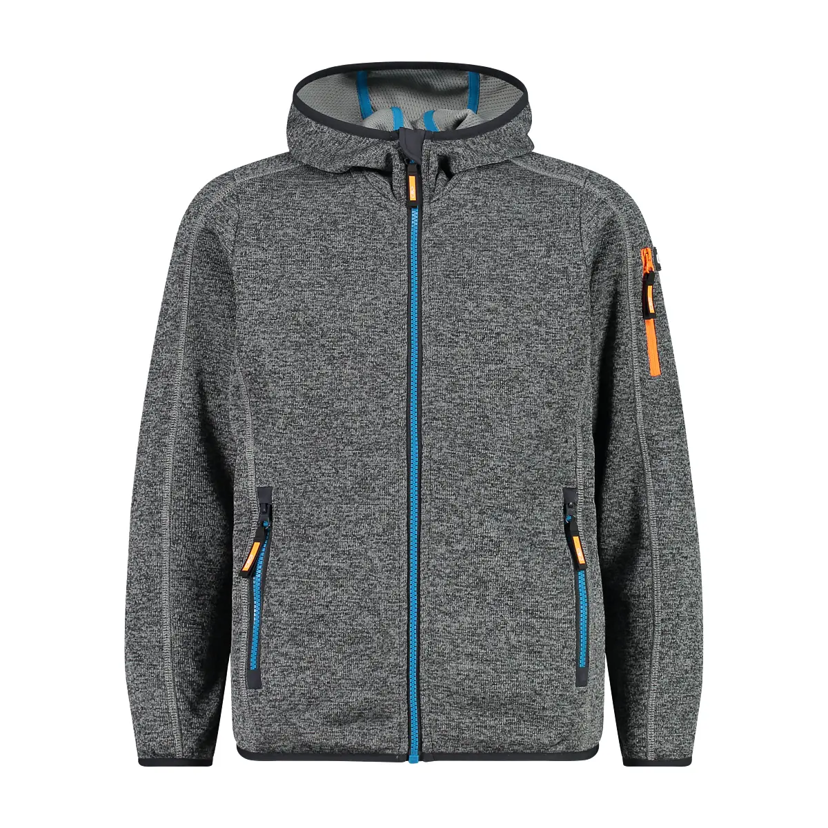 Cmp Boys Gris Children's Hooded Jacket