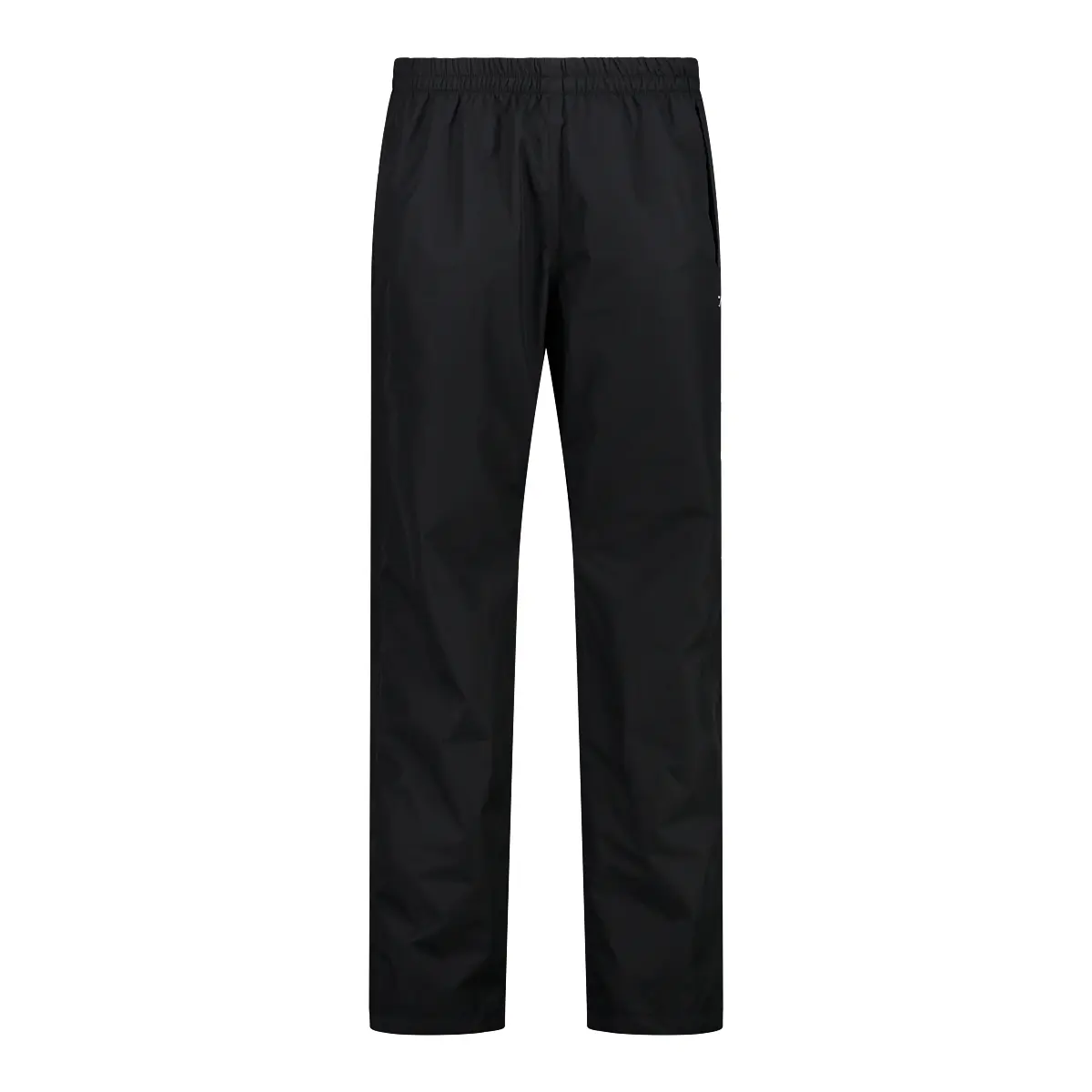 Cmp Men's Noir Rain Trousers With Lining And Side Zips