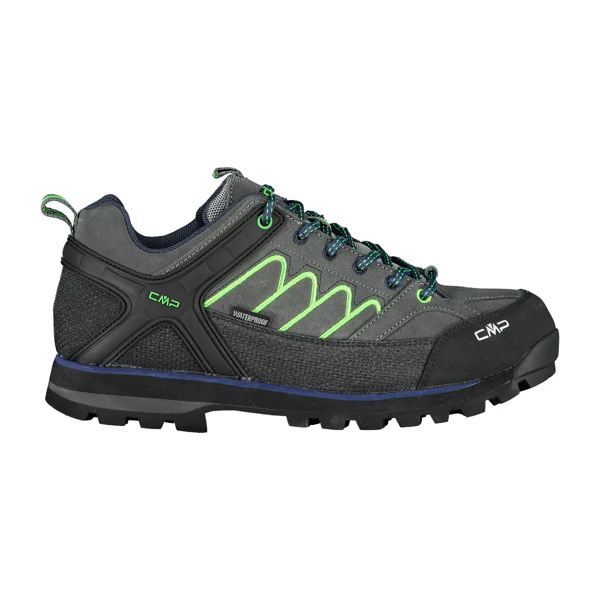 Cmp Men's Gris Low Hiking Trainers Moon Waterprof