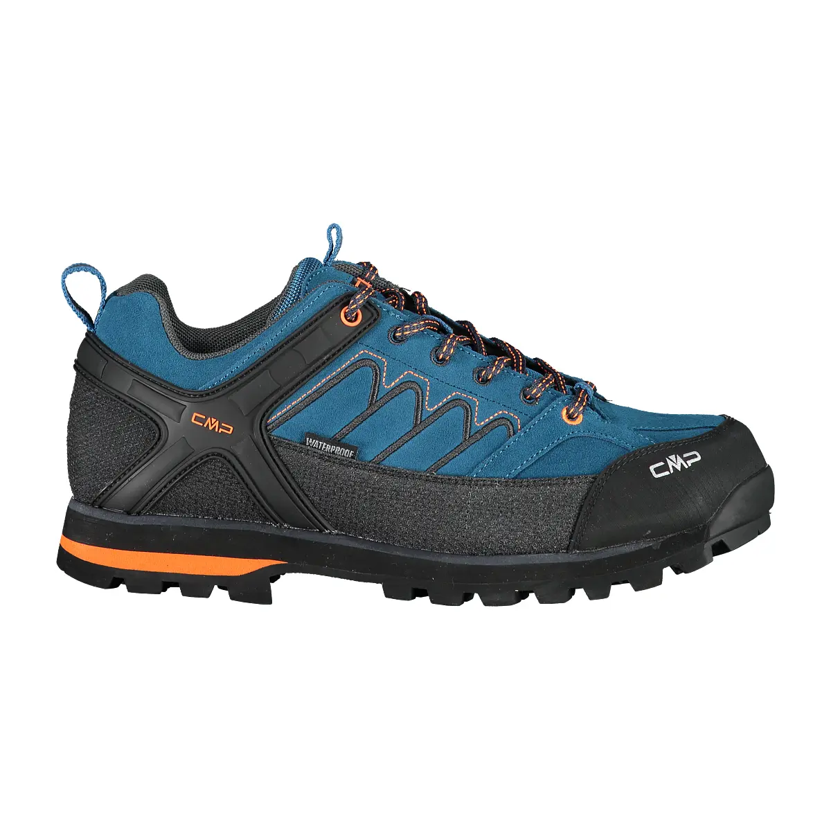 Cmp Men's Bleu Low Hiking Trainers Moon Waterprof