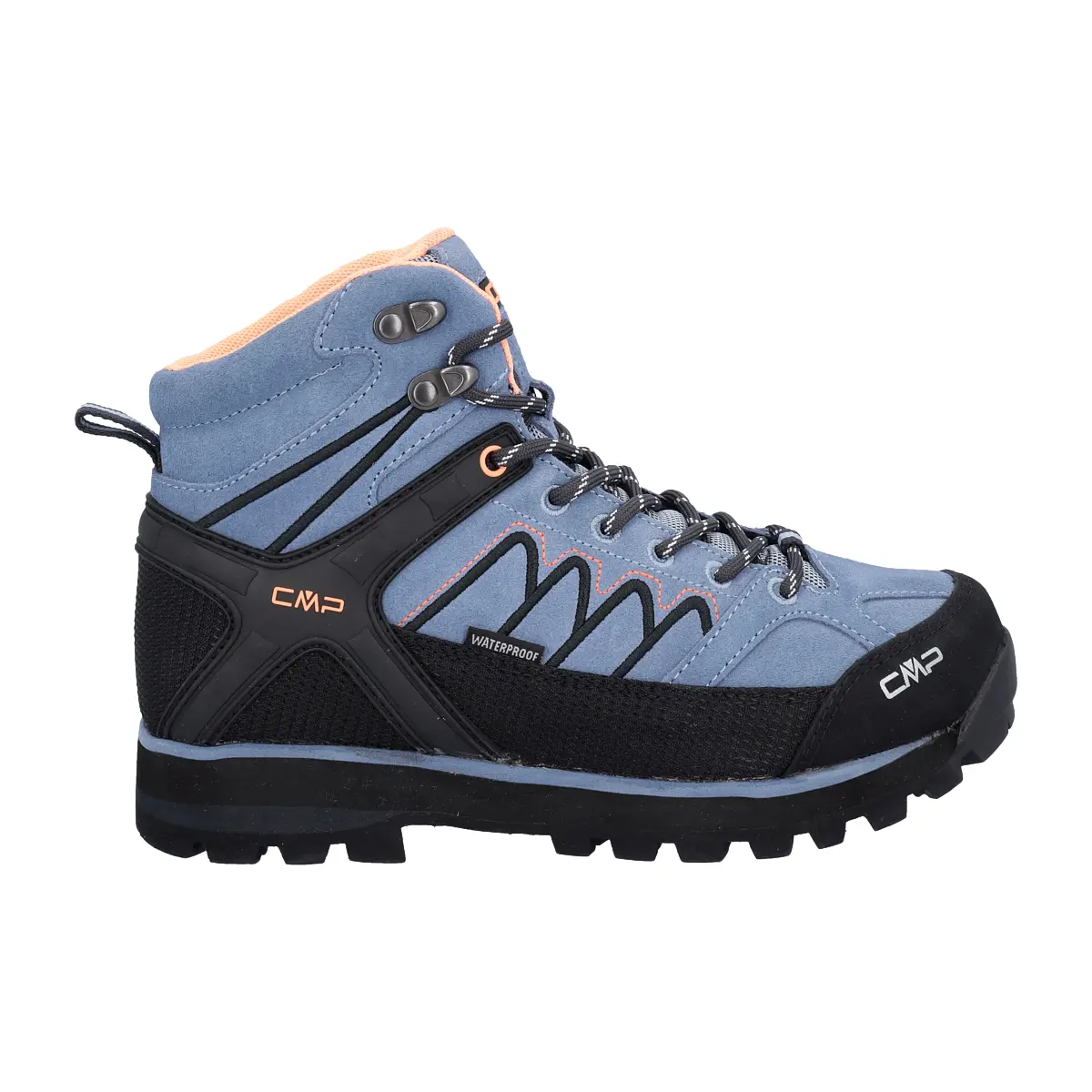Cmp Women's Bleu Mid Hiking Trainers For Moon Waterprof