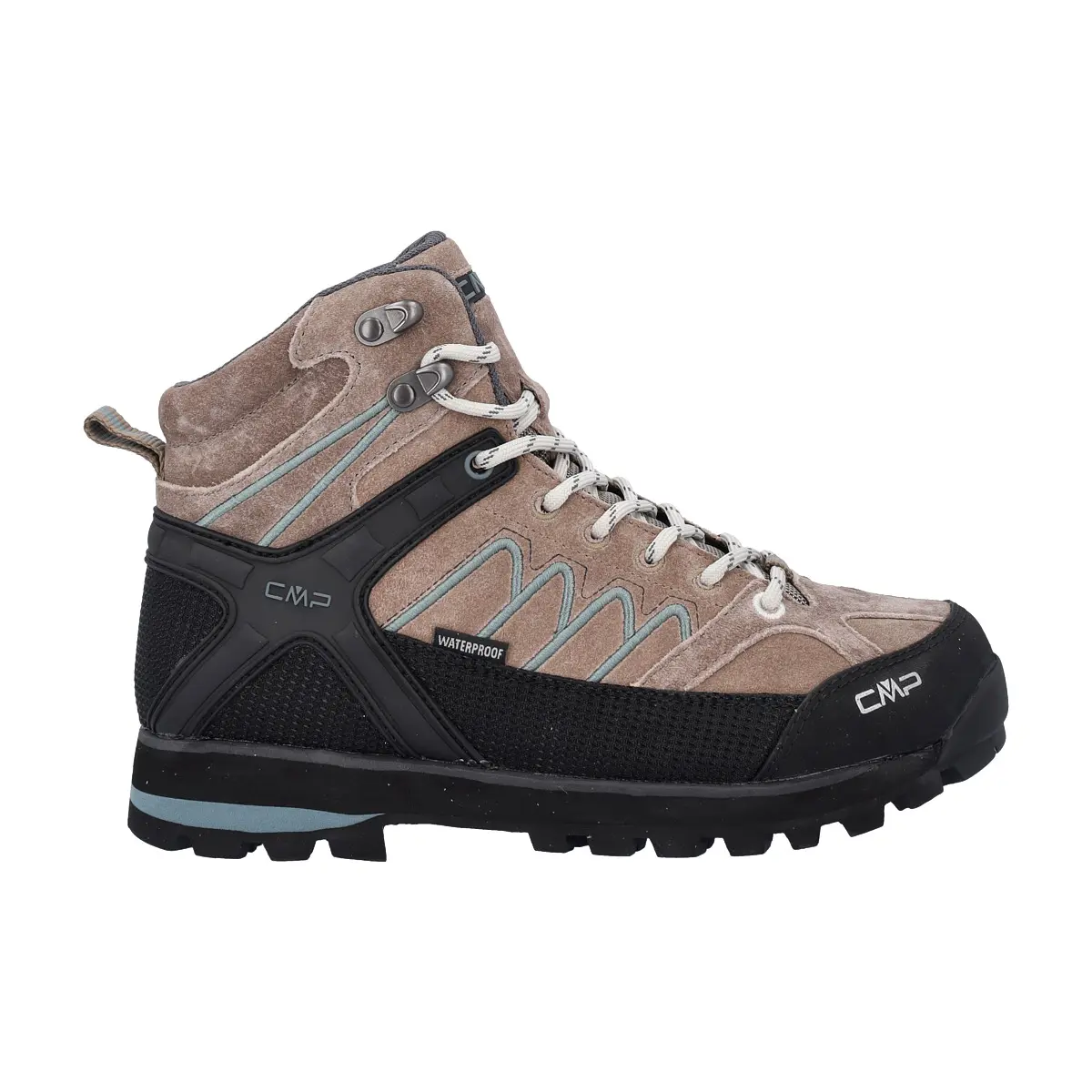 Cmp Women's Marron Mid Hiking Trainers For Moon Waterprof