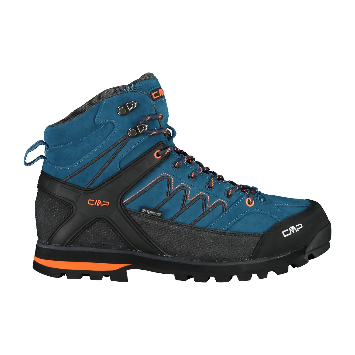 Cmp Men's Bleu Mid Hiking Trainers Moon Waterprof